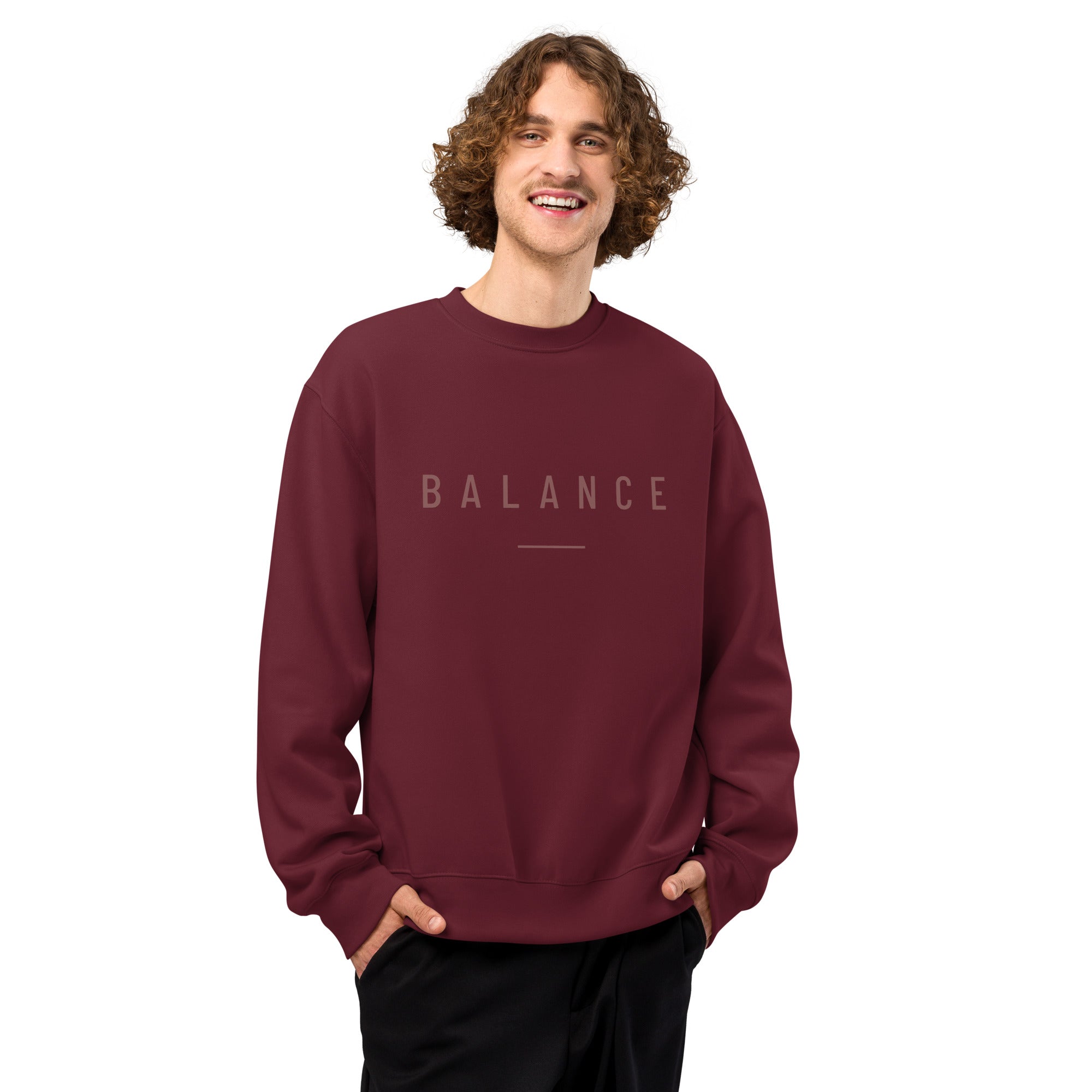 B A L A N C E - Oversized Heavyweight Sweatshirt